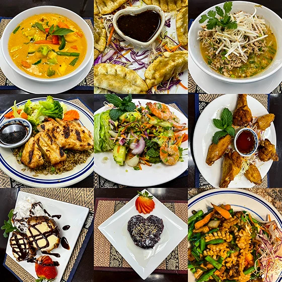 Delicious food from A Touch of Thai